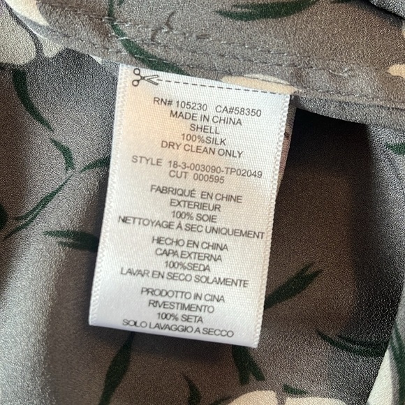 EQUIPMENT x Revolve Luis Silk Floral Blouse | Size S | 100% Silk - Picture 9 of 9